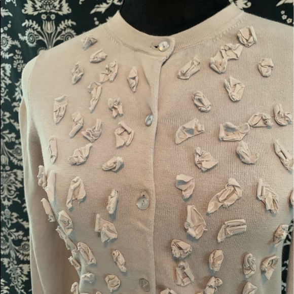 🦇 Vintage DownEast Flower Cardigan 🦇 - Picture 3 of 8